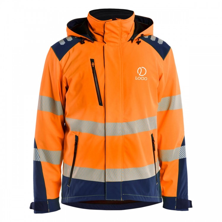 Softshell Winterjacke High Vis