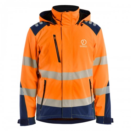 Softshell Winterjacke High Vis